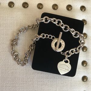 TIFFANY & CO. ‘Heart Tag’ Toggle Necklace